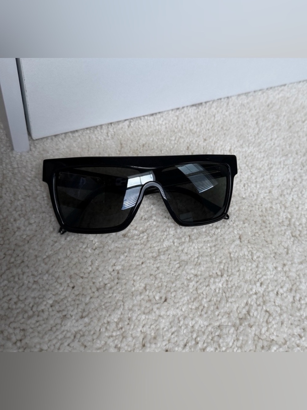 Victoria Beckham Black Sunglasses with Dark Lenses